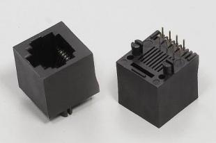 供应180度RJ45插座成型焊线式专用网络接口_电子元器件_世界工厂网中国产品信息库